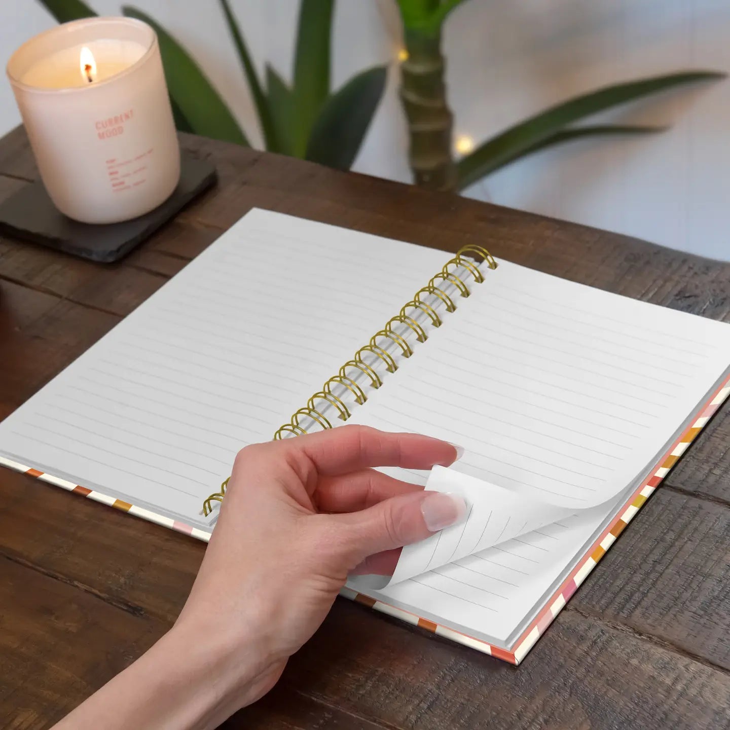 Spiral Notebook Retro Sunshine