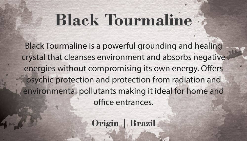 Crystal Information Cards - Black Tourmaline