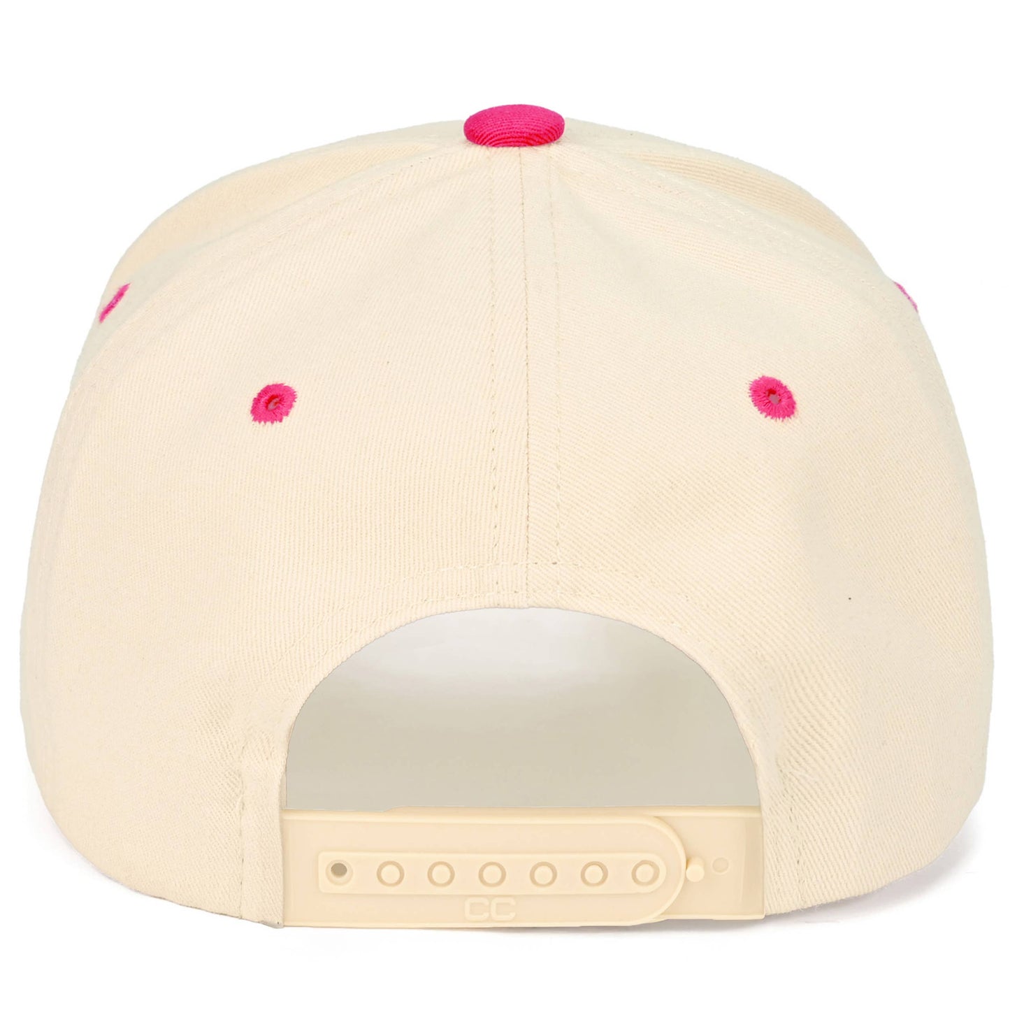 C.C OUT HERE DILLY DALLYING Letter on Two Tone Trucker Hat: Butter Yellow