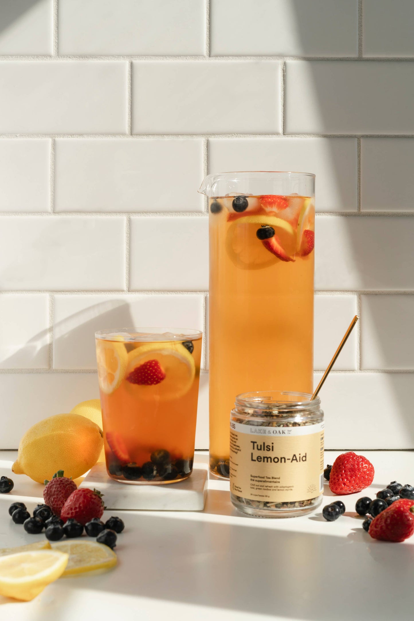 Tulsi Lemon-Aid - Superfood Tea Blend: Retail Jar