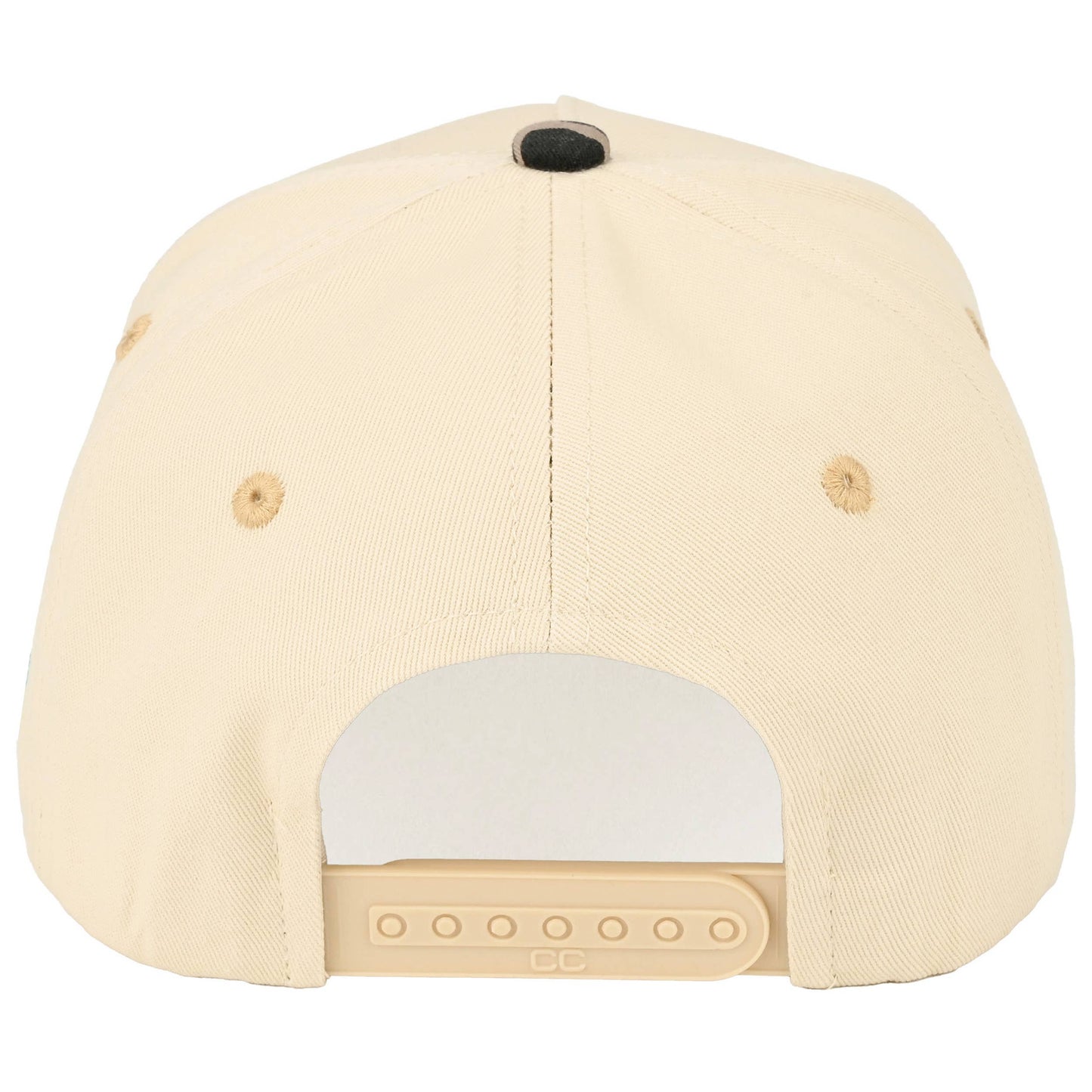 C.C HOWDY GO LUCKY Letter on Two Tone Trucker Hat: Leopard