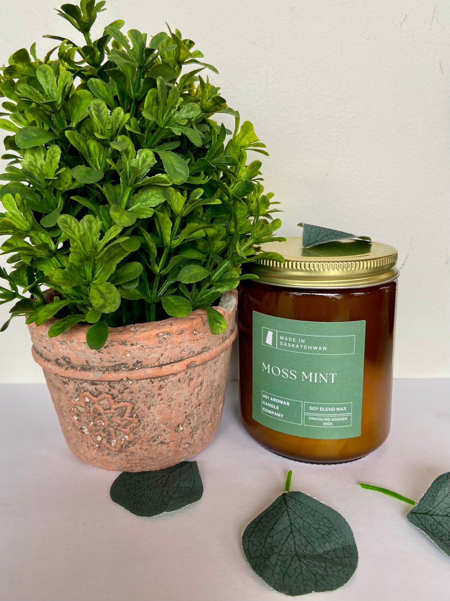 Moss Mint 8oz Soy Candle