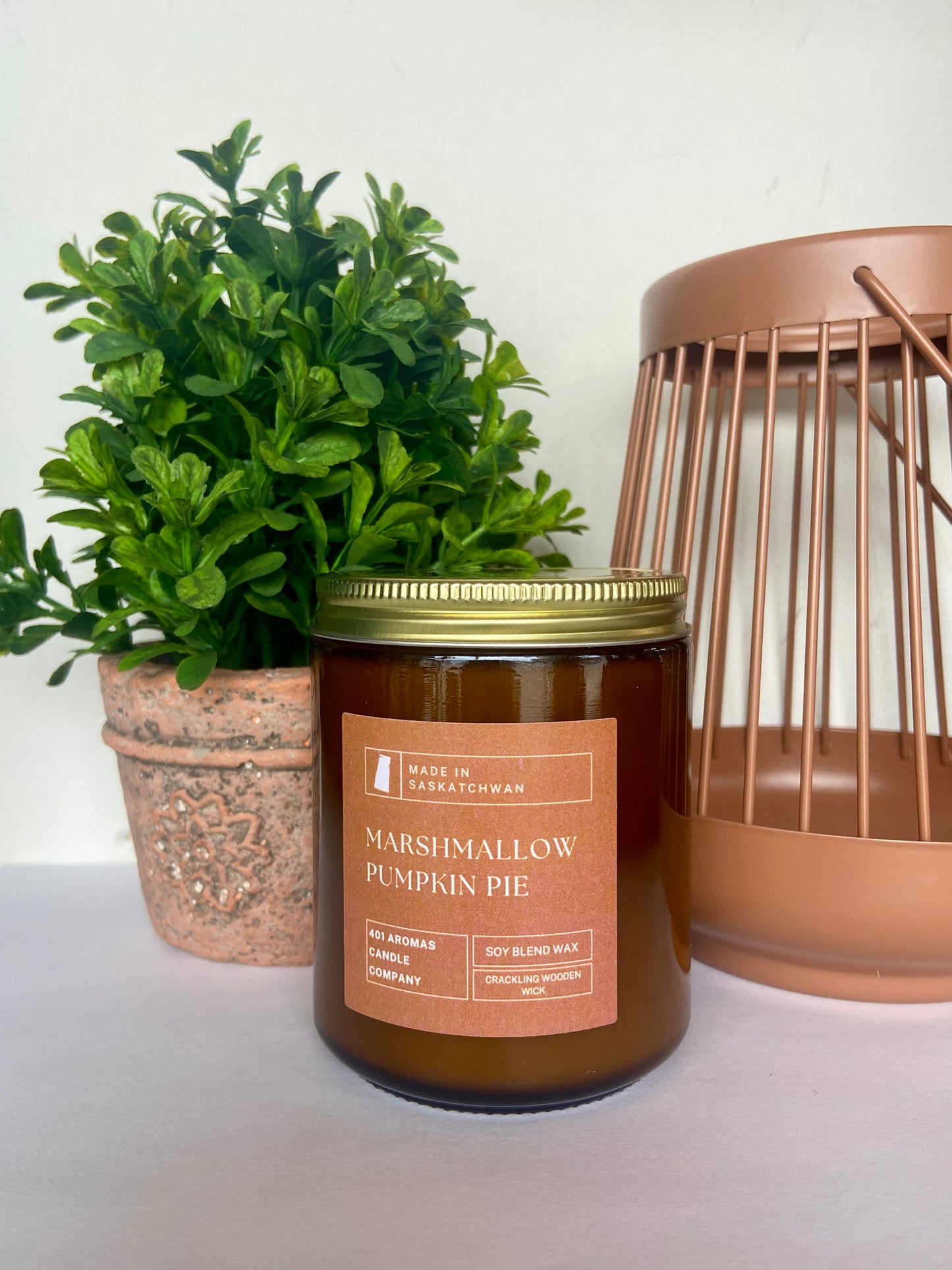 Marshmallow Pumpkin Pie 8oz Soy Candle