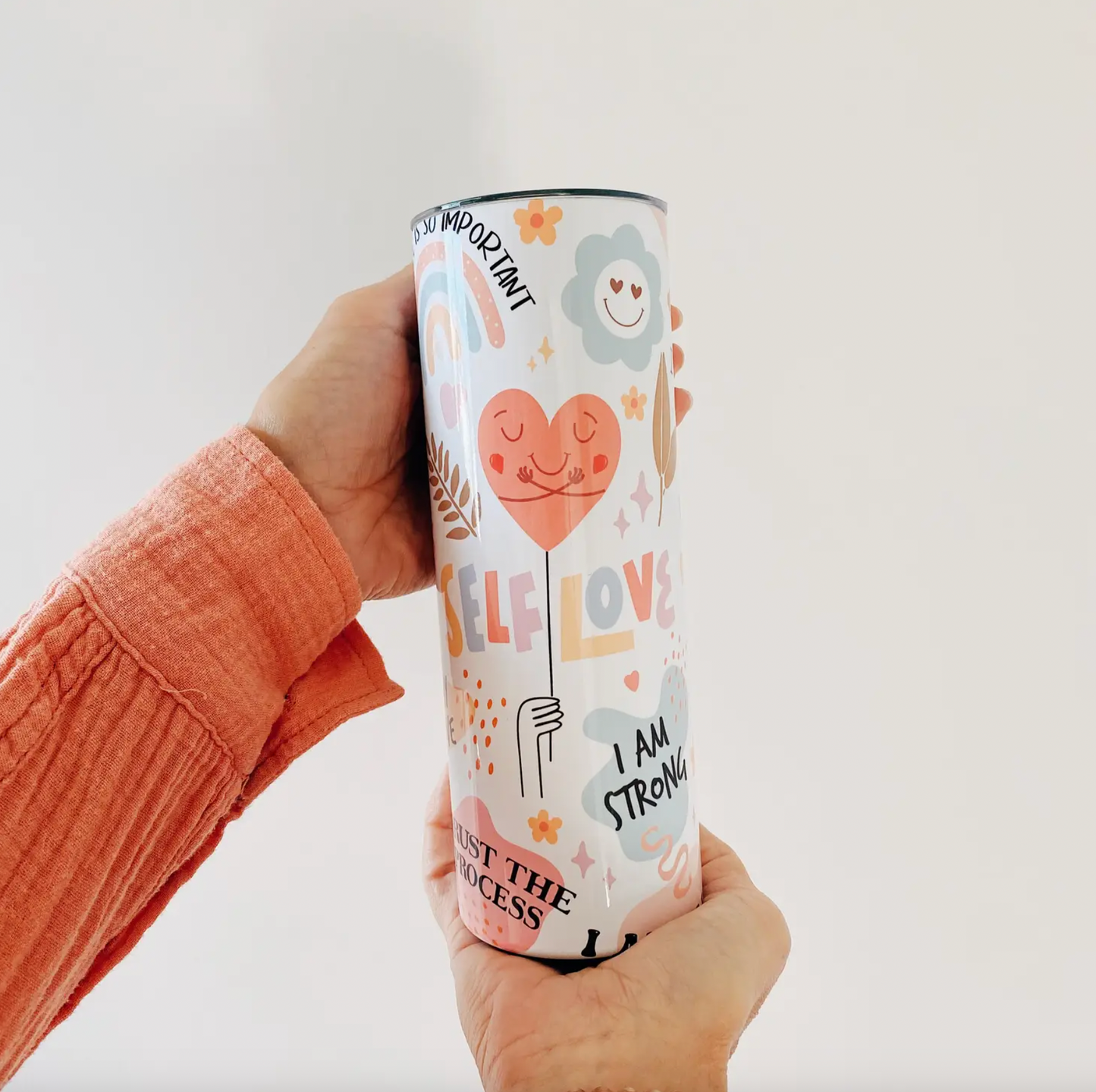 Positive Affirmation 20oz Stainless Steel Tumbler