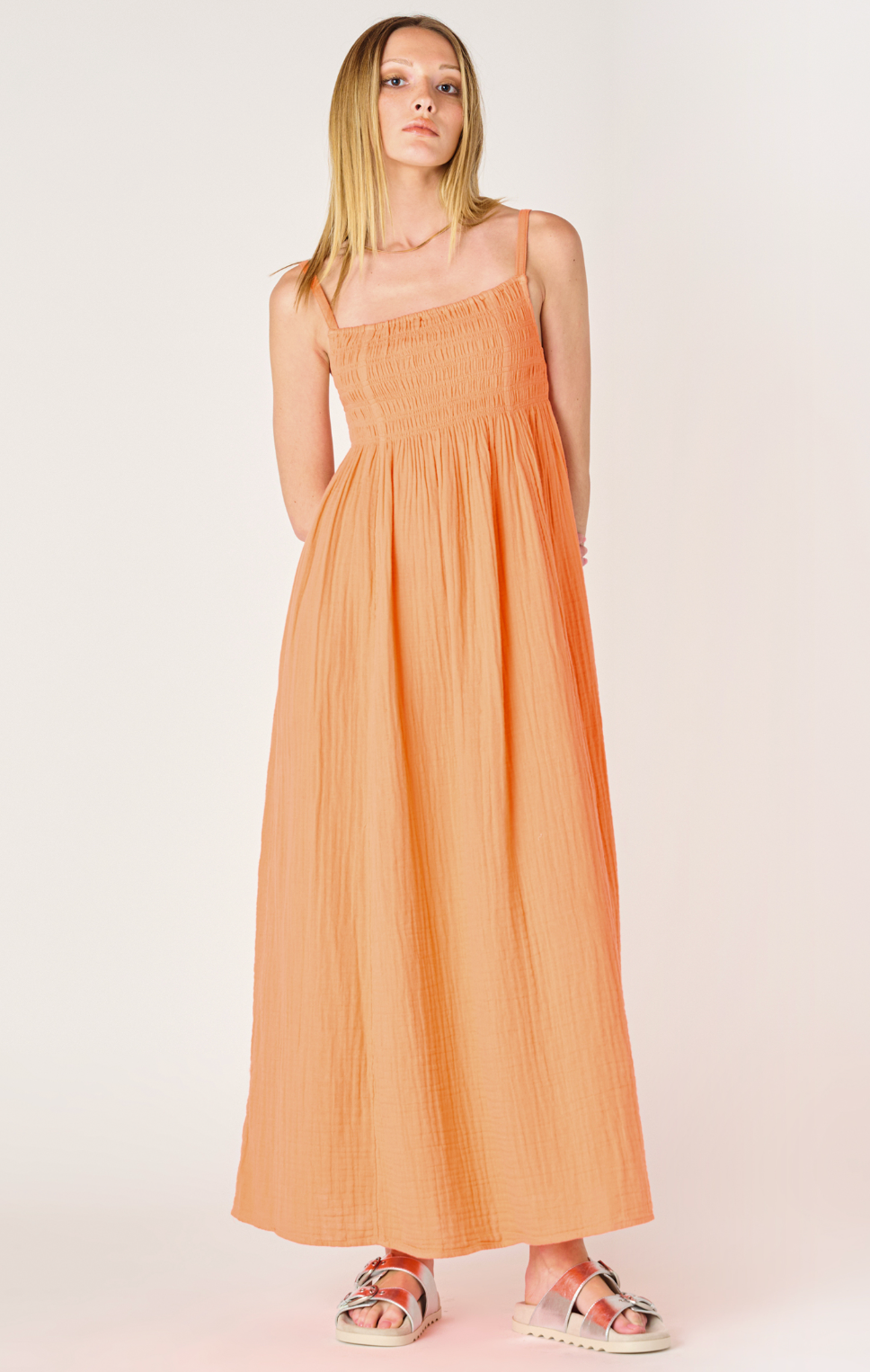 SL TIE BACK MAXI DRESS