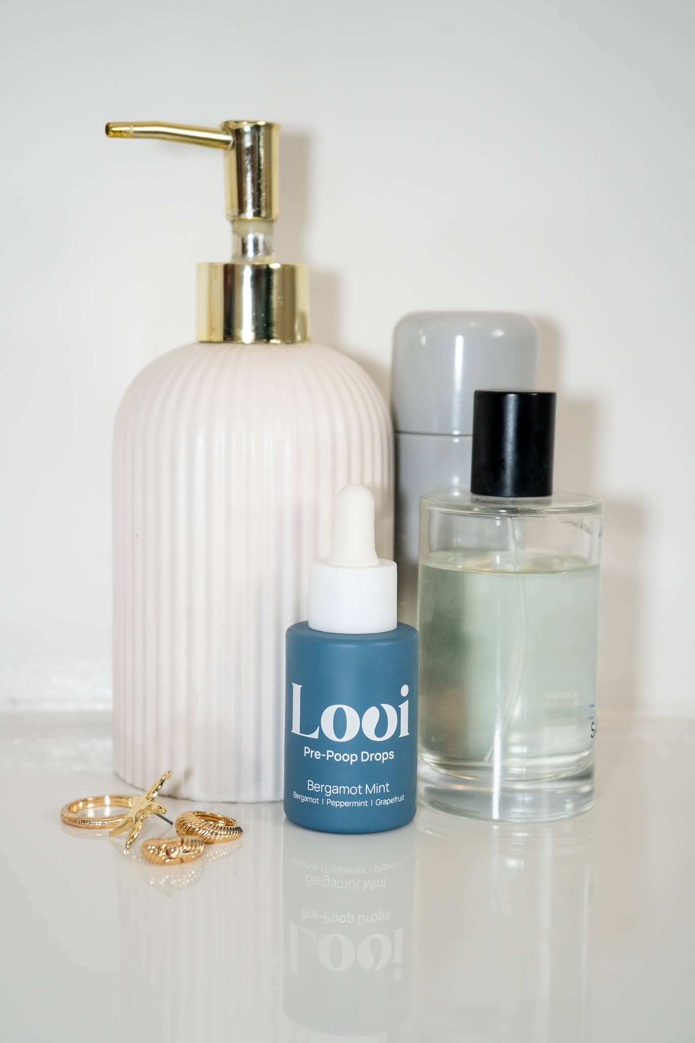 Pre-Poop Toilet Drops — Bergamot Peppermint