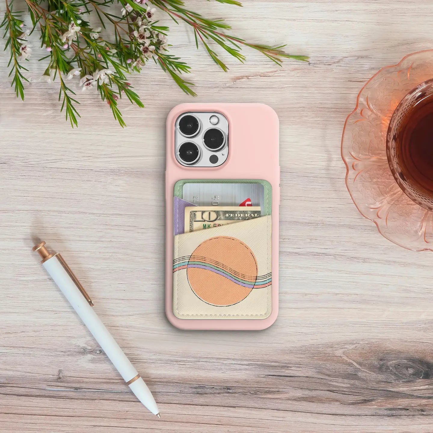 Energy Flows Cell Phone Wallet