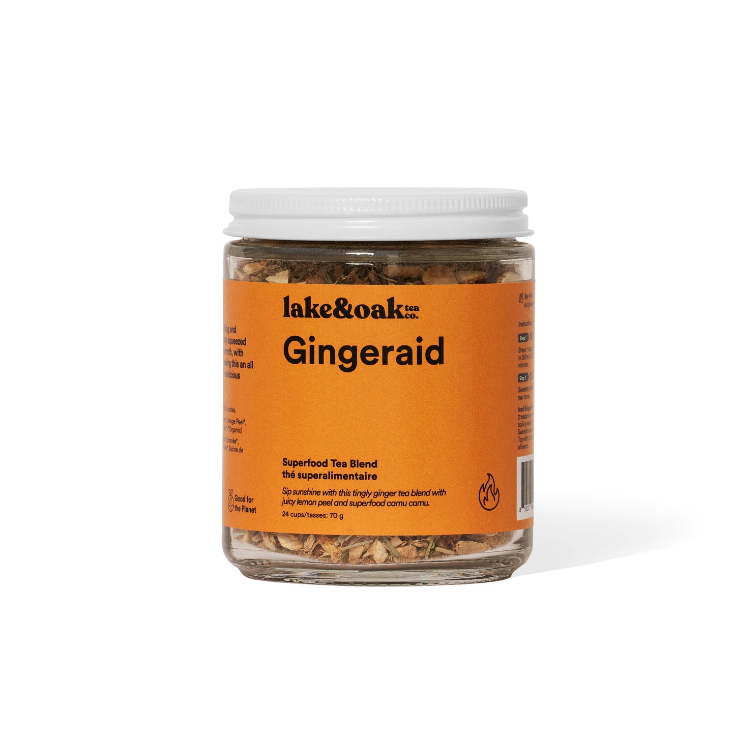 Gingeraid - Superfood Tea Blend: Retail Glass Jar