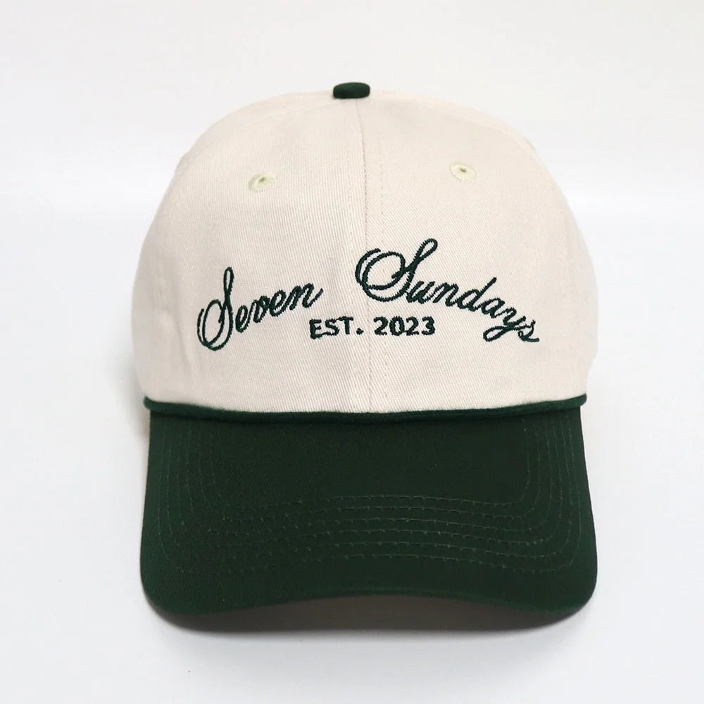 Seven Sundays Dad Hat -Green