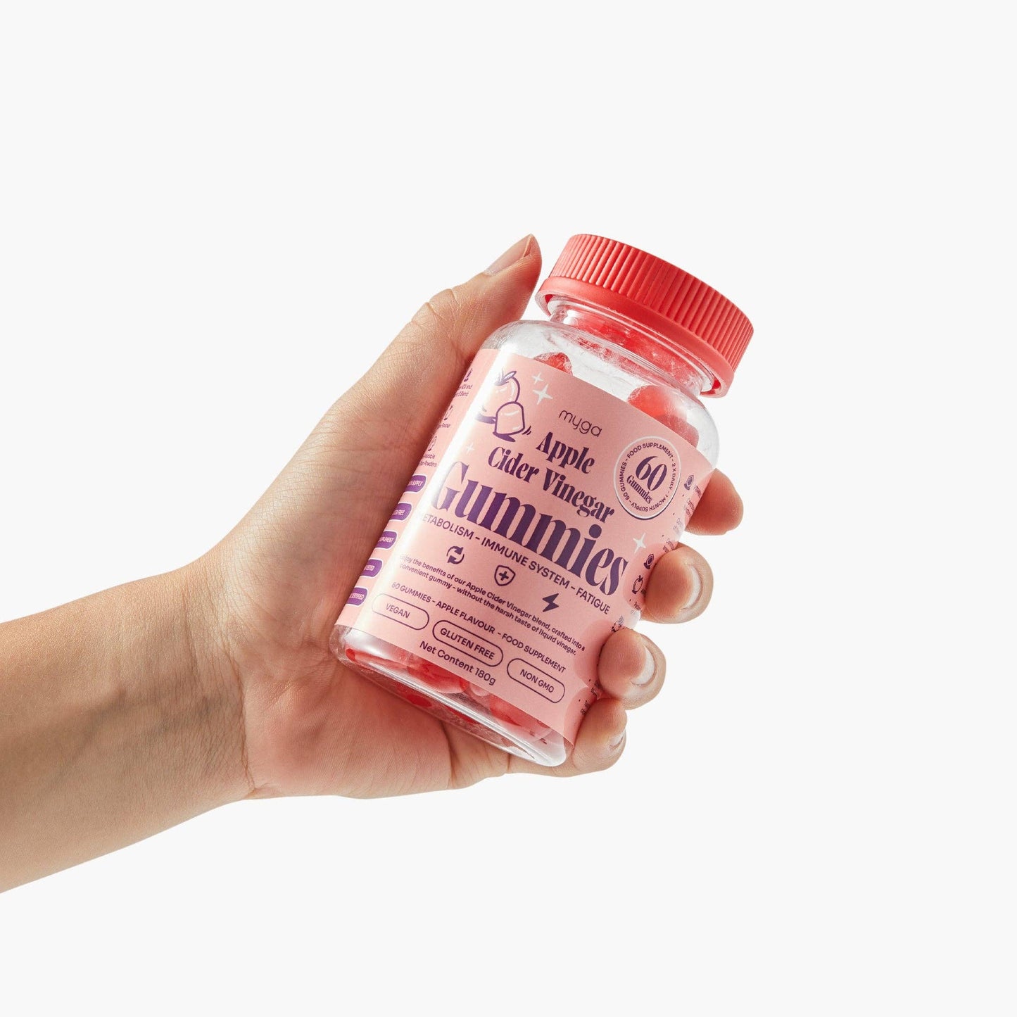 Myga Apple Cider Vinegar Gummies – Apple Flavour Metabolism & Energy Support