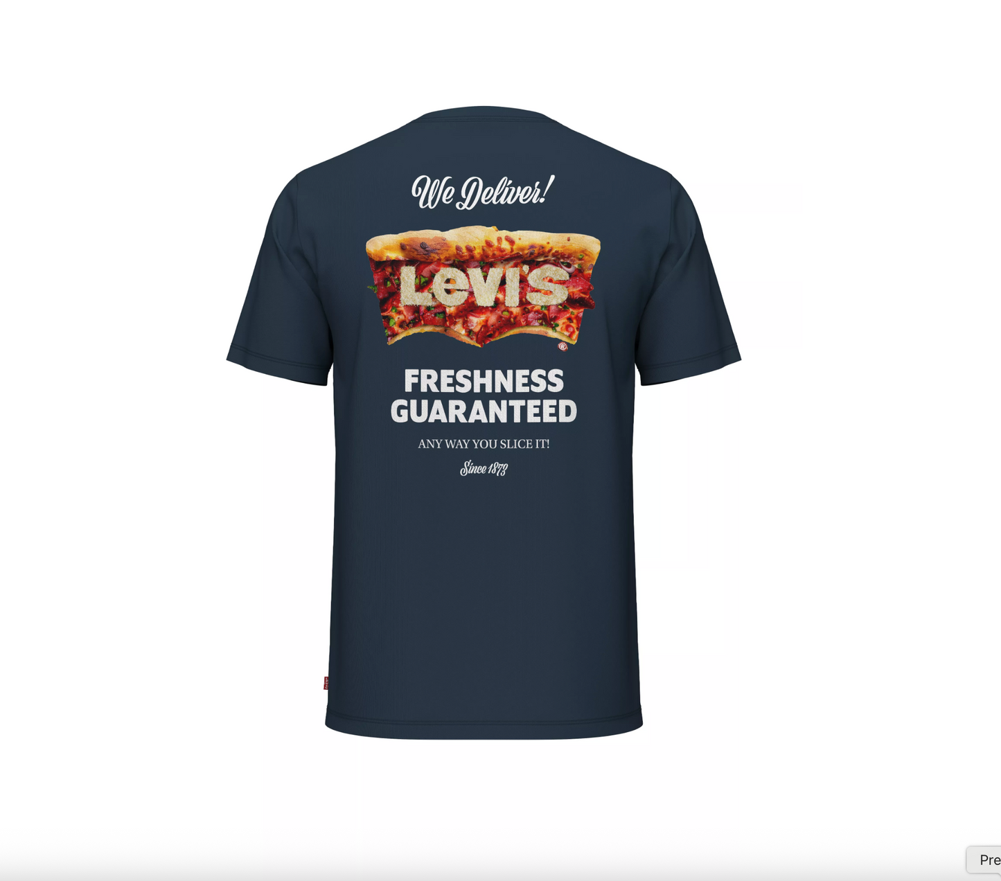 Graphic Crewneck Tee Levis Pizza