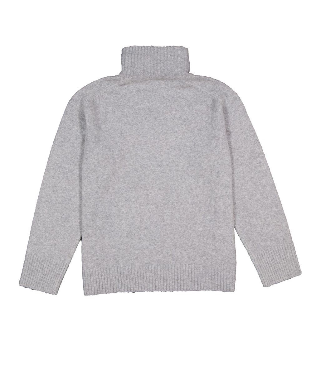 LADIES HIGH NECK LOOSE FIT PULL-OVER SWEATER