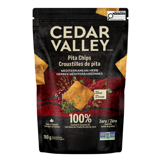 Mediterranean Za'atar Pita Chips