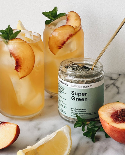 Super Green: Glass Loose-leaf Jar - 24 Cups