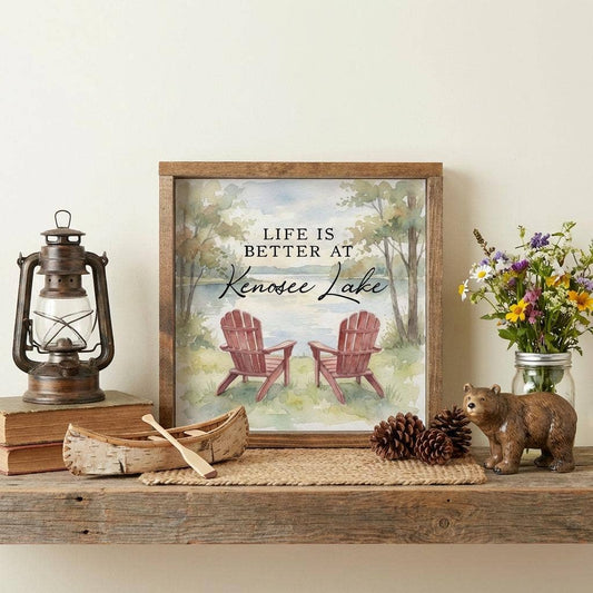 Wakaw Lake House Sign | Life Is Better at the Lake