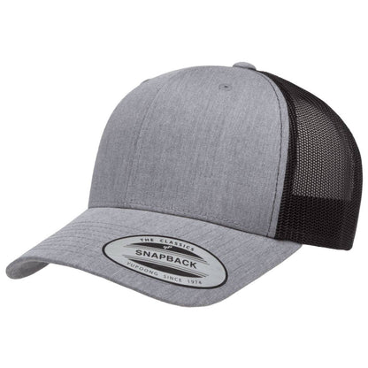 Lake Life (Custom) | Leather Patch Hat: Brown / Black