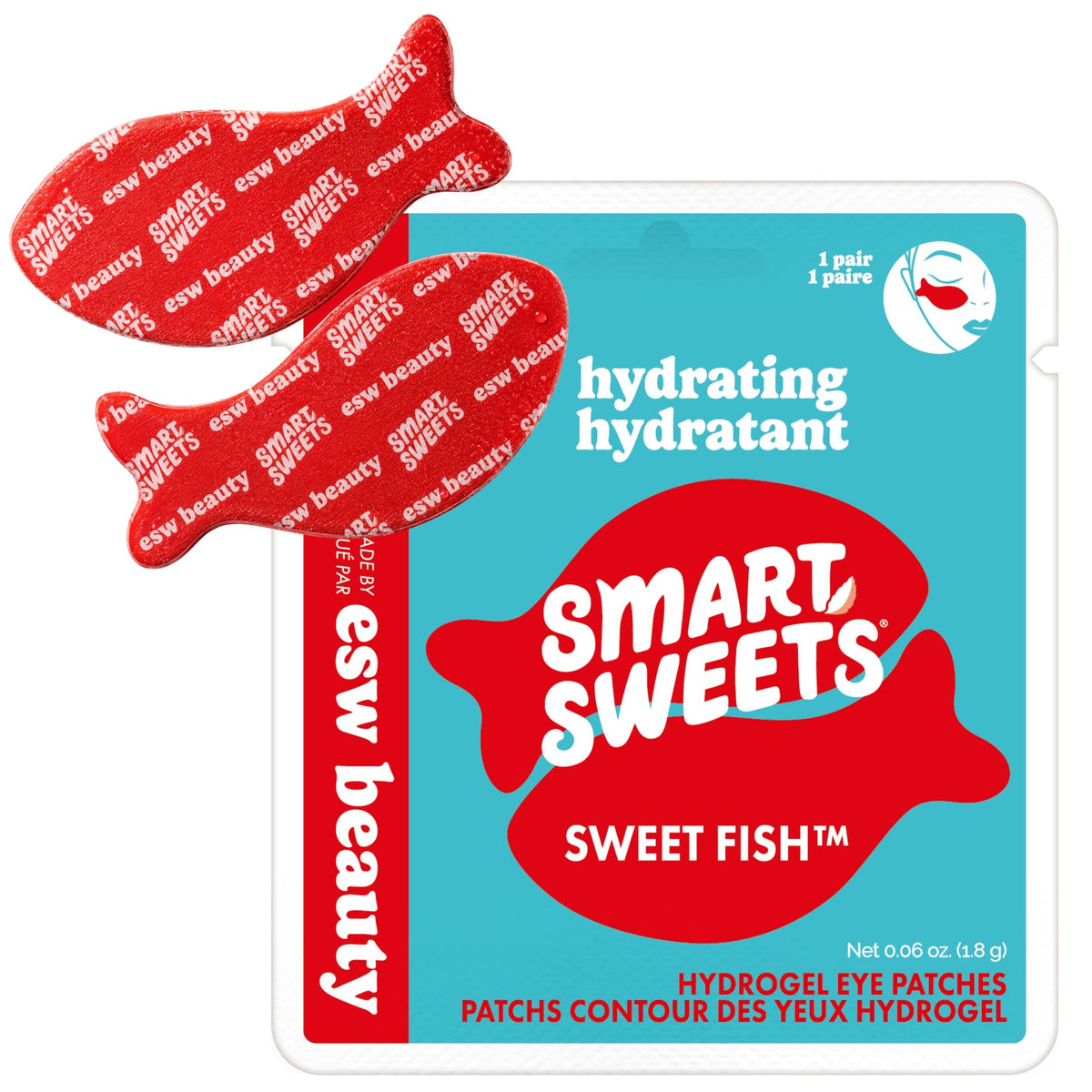 ESW x SmartSweets Hydrating Sweet Fish™ Eye Patches: 10 pc PDQ