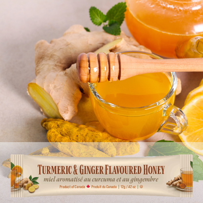 Honey Squeeze Pack - Turmeric & Ginger Flavoured - OU Kosher