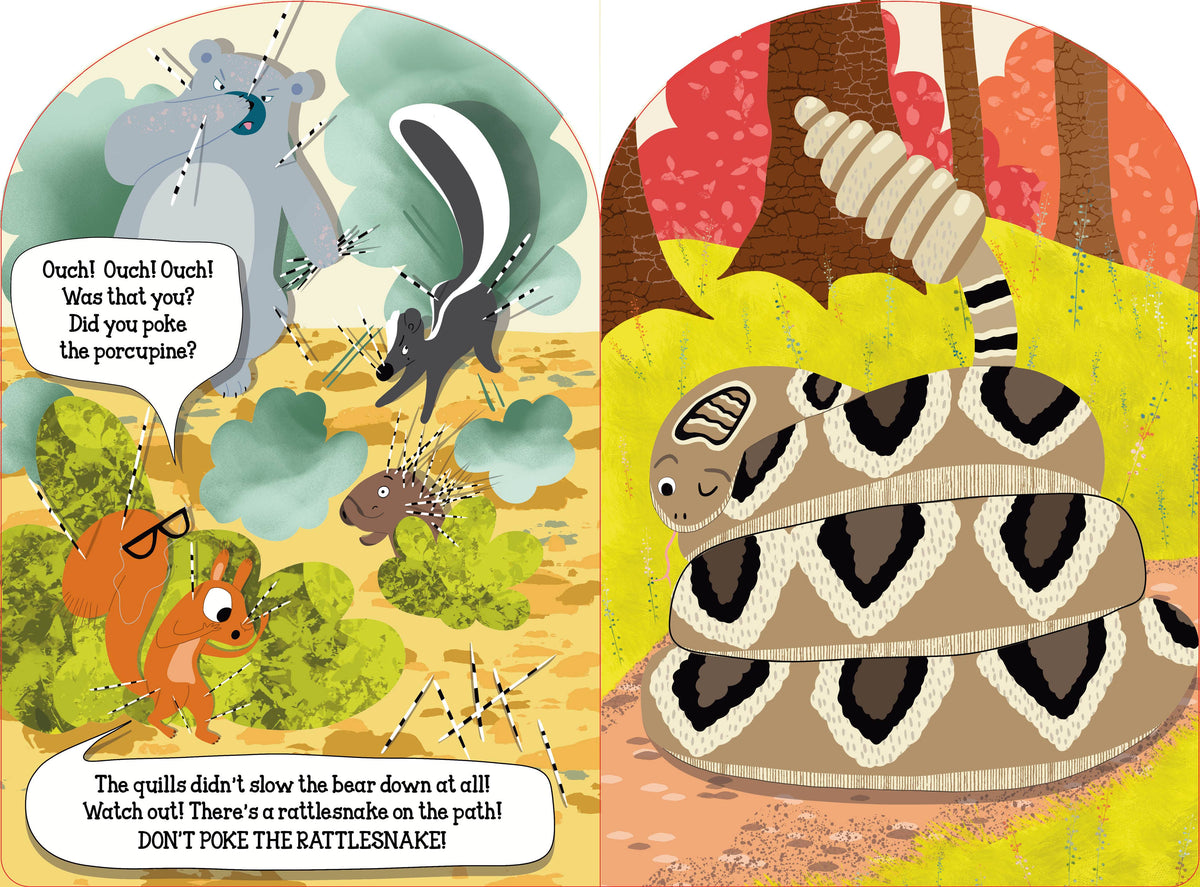 Don't Poke the Bear! Touch and Feel (board book)