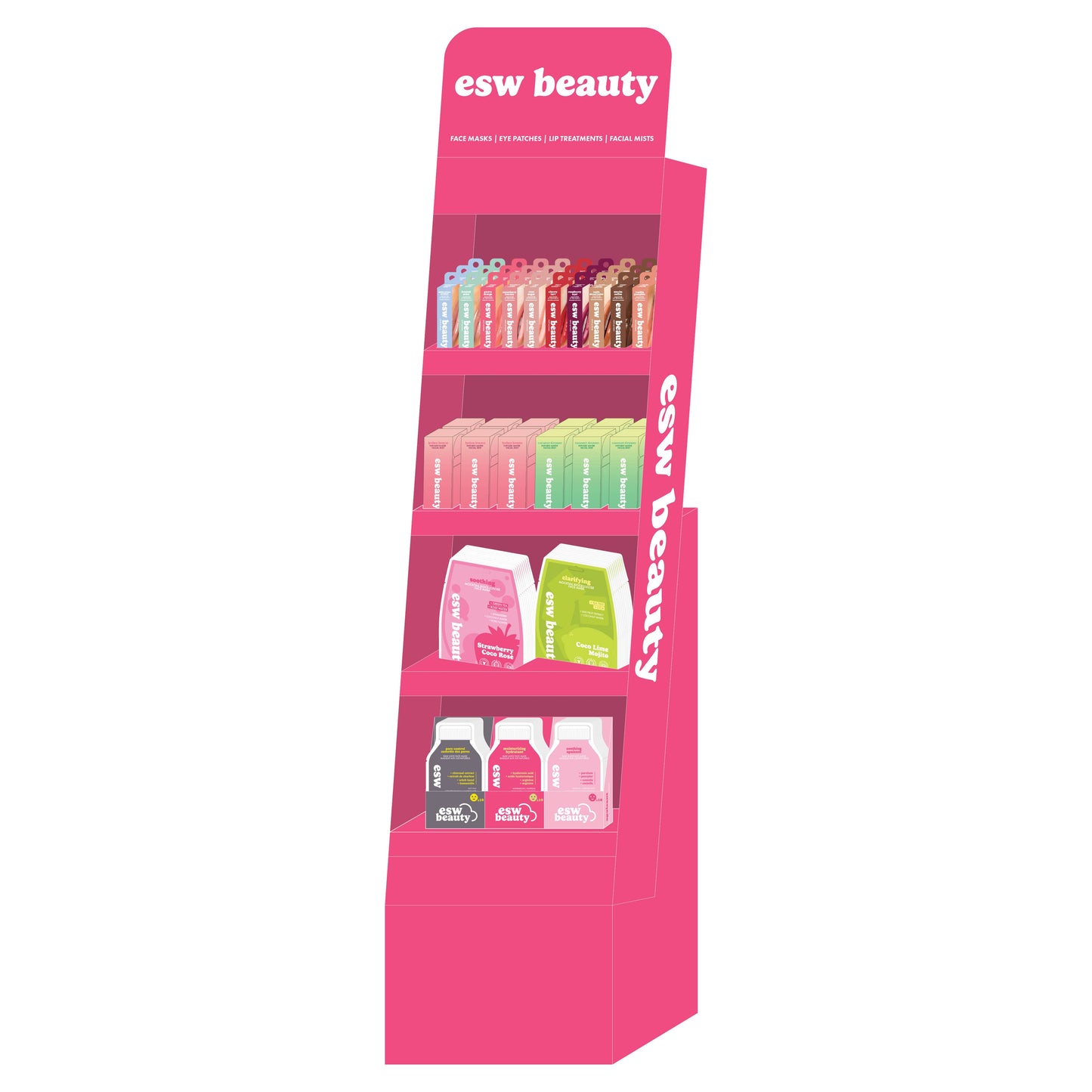 Pink Modular Display: Display Only (Not Filled)