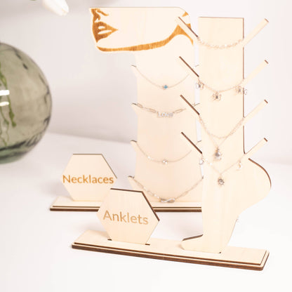 Wooden Anklet Display