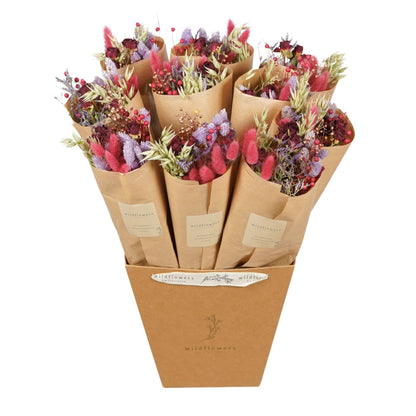 Market More Dried Flowers Bouquet – Red Romance