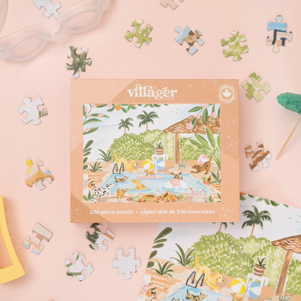 Pool Party | 250 Piece Puzzle | Designed in Canada