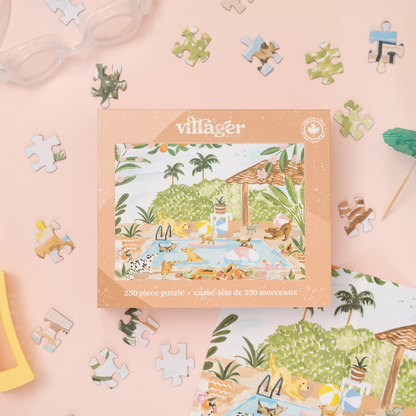 Pool Party | 250 Piece Puzzle | Designed in Canada