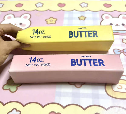 Butter Stick Squishy Toy Slow Rising Fidget Toy: Yellow-13cm