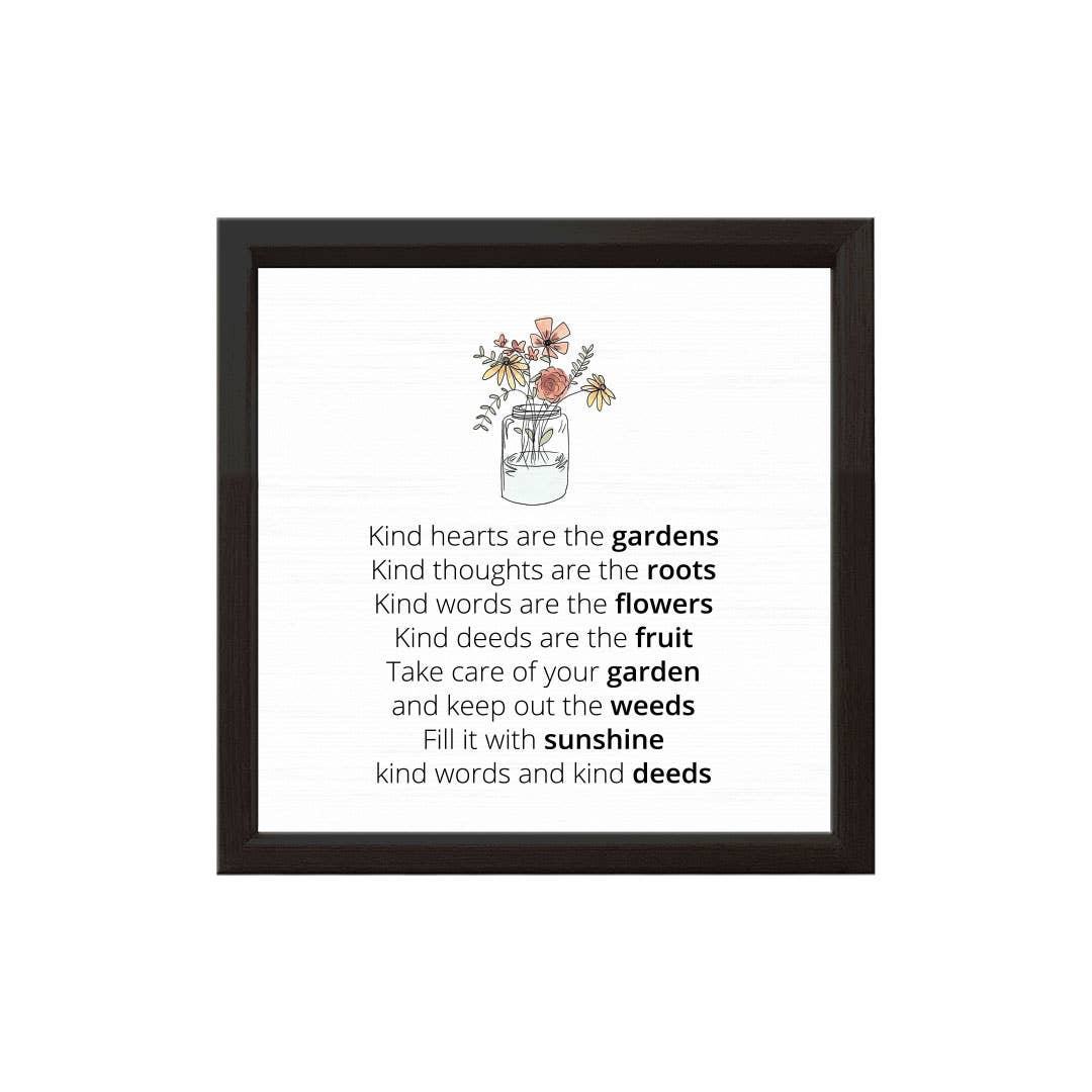Kind Hearts | Wood Sign