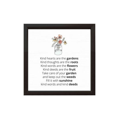 Kind Hearts | Wood Sign