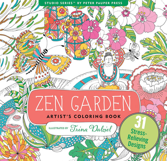 Zen Garden Artist's Coloring Book