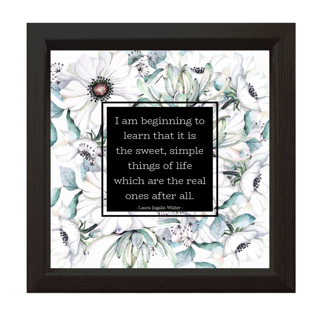 I Am Beginning To Learn | Wood Sign: 14 x 14