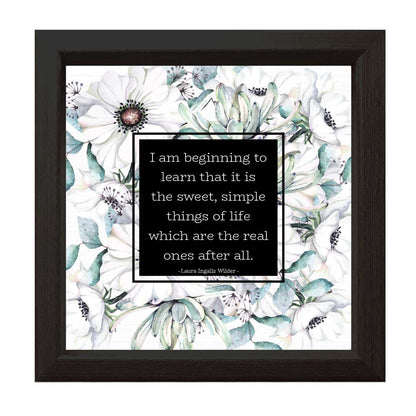 I Am Beginning To Learn | Wood Sign: 14 x 14