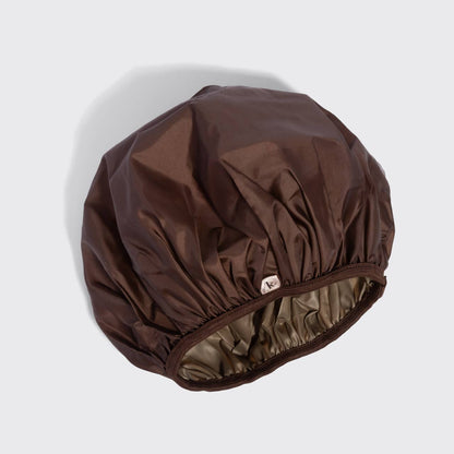 Kitsch Shower Cap 2pc Set - Terracotta & Brown