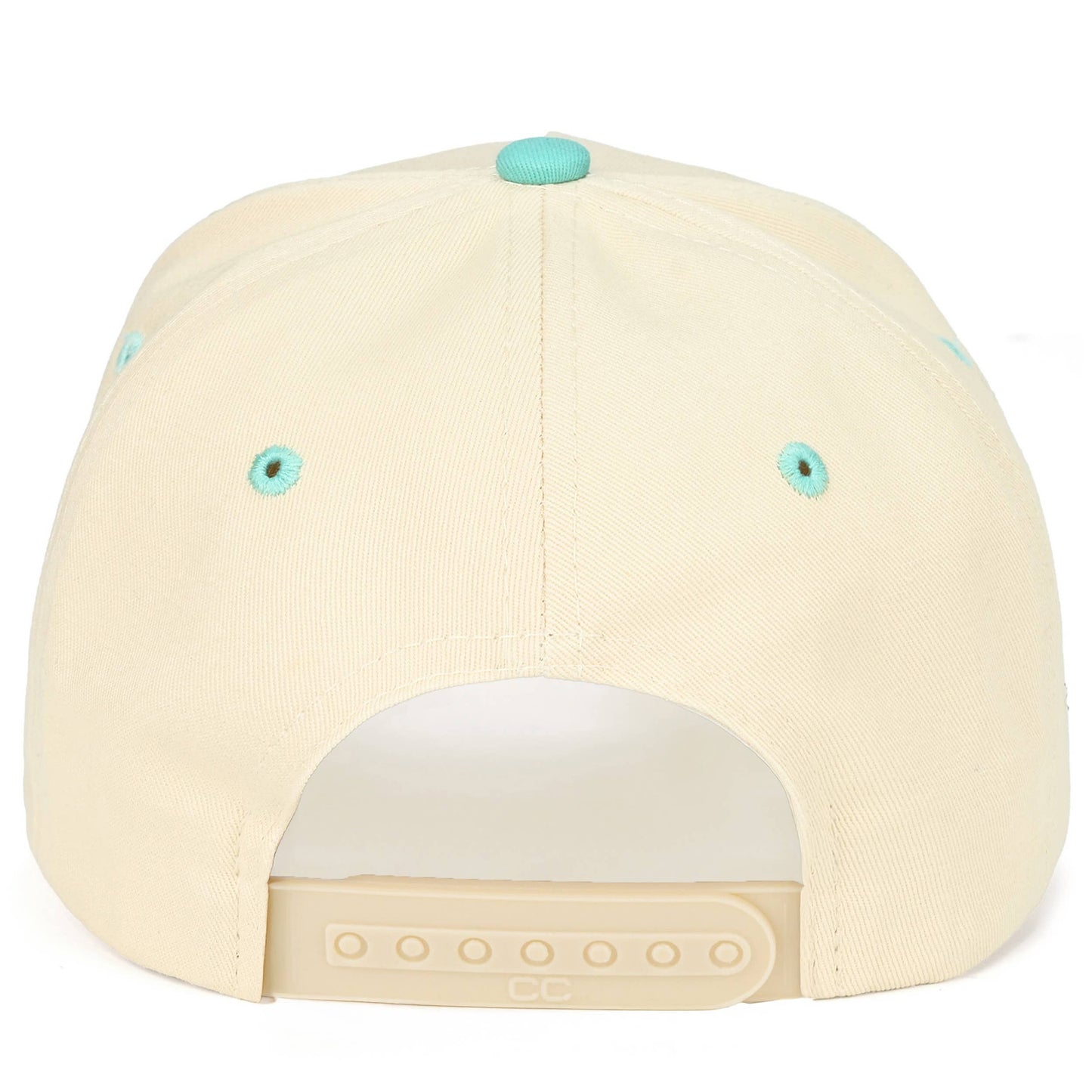 C.C ASK ME ABOUT MY DOG Letter on Two Tone Trucker Hat: Brown