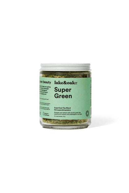 Super Green: Glass Loose-leaf Jar - 24 Cups