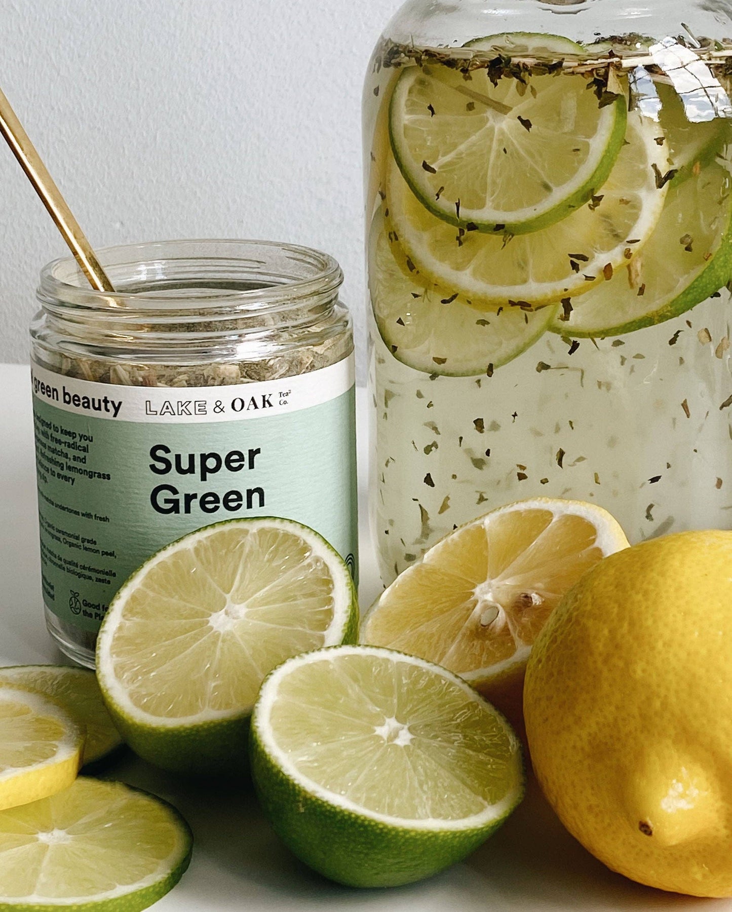 Super Green: Glass Loose-leaf Jar - 24 Cups