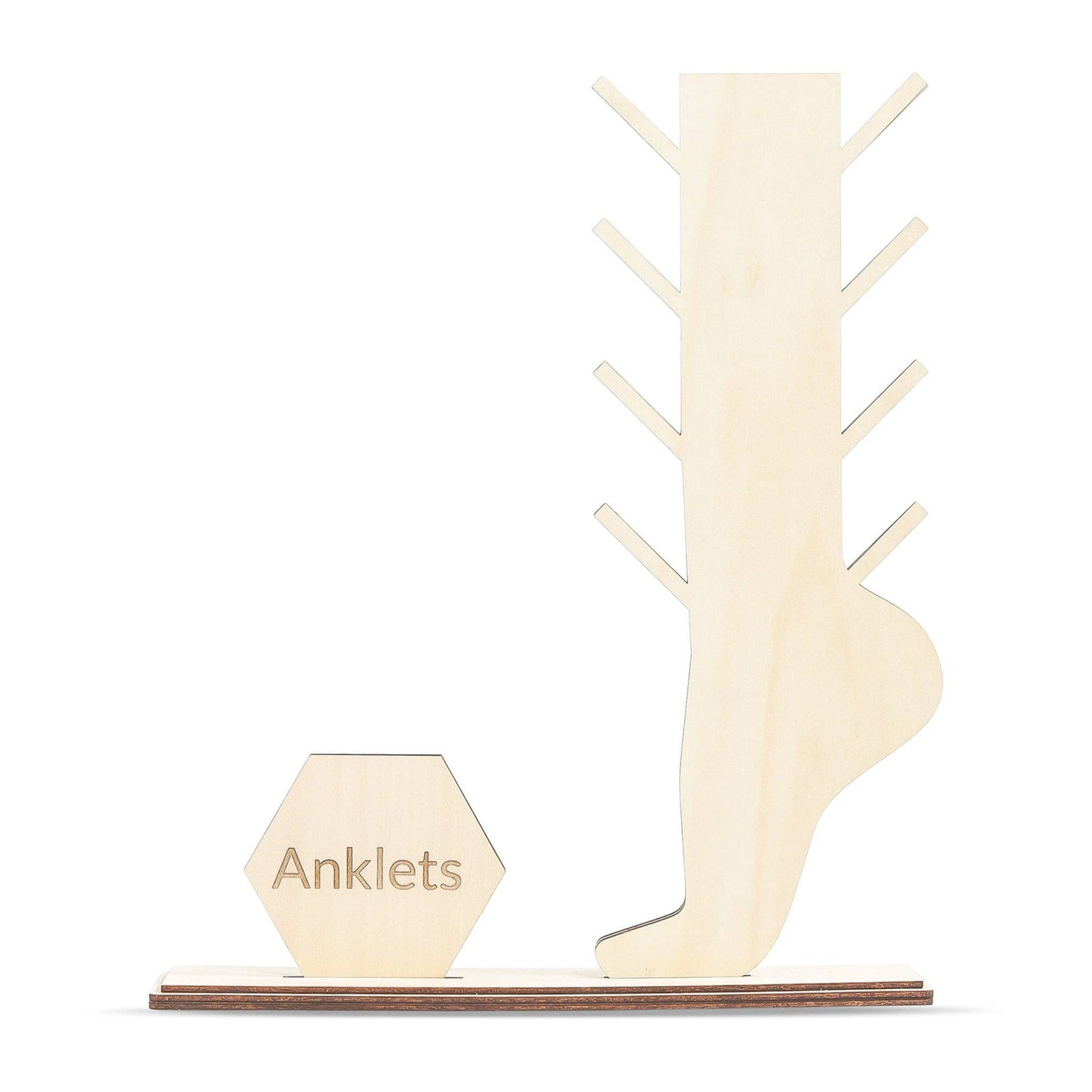 Wooden Anklet Display