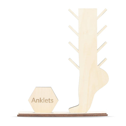 Wooden Anklet Display