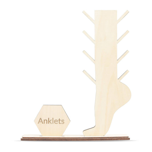 Wooden Anklet Display