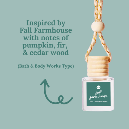 Car Diffusers | Fall + Halloween Scents (2025): Mylar Bags / Falling Leaves