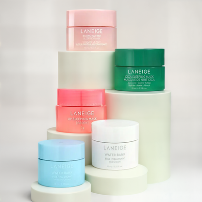 [LANEIGE] Sleeping Mask and Cream, mini size: Water Bank Blue Hyaluronic Cream Moisturizer (Mini)