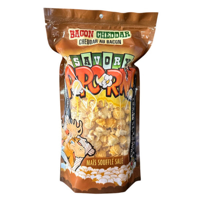 NEW Savory Popcorn - BACON CHEDDAR: 55g