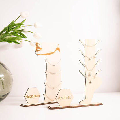 Wooden Anklet Display