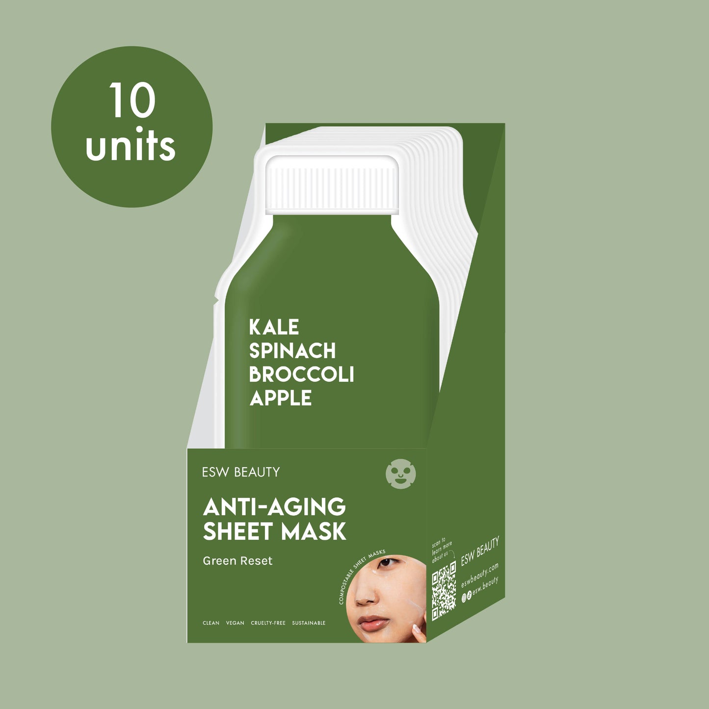 Green Reset Anti-Aging Filled PDQ Display: 10 pc