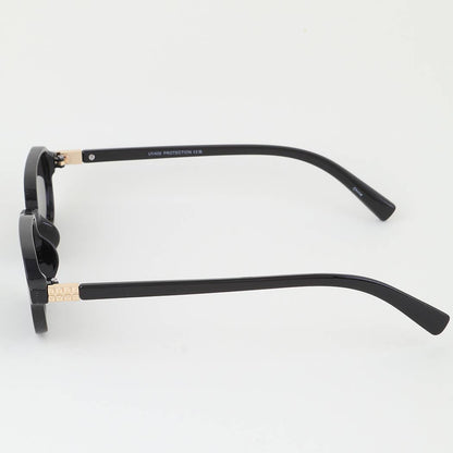 Chic Pyramid Frame Round Sunglasses: MIX