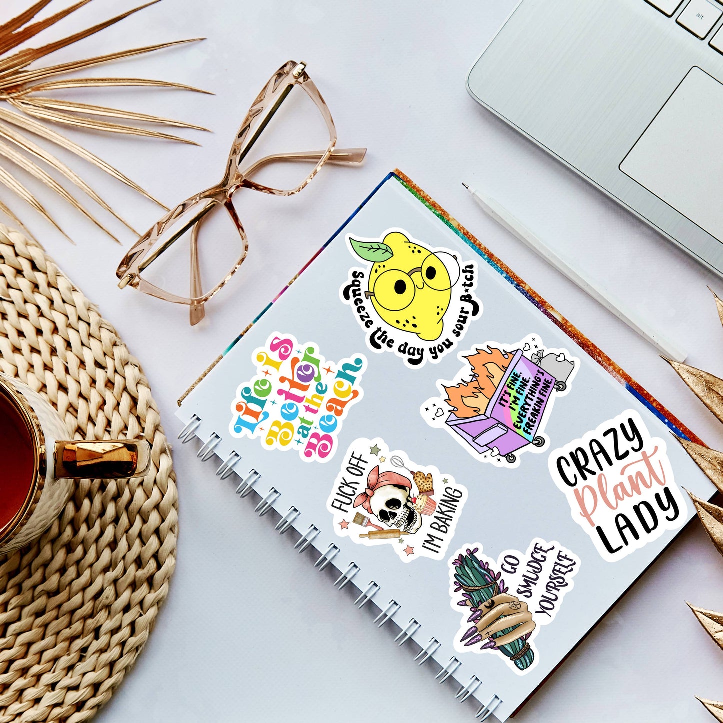 Born to yap sticker, talkative extrovert microphone: Loose