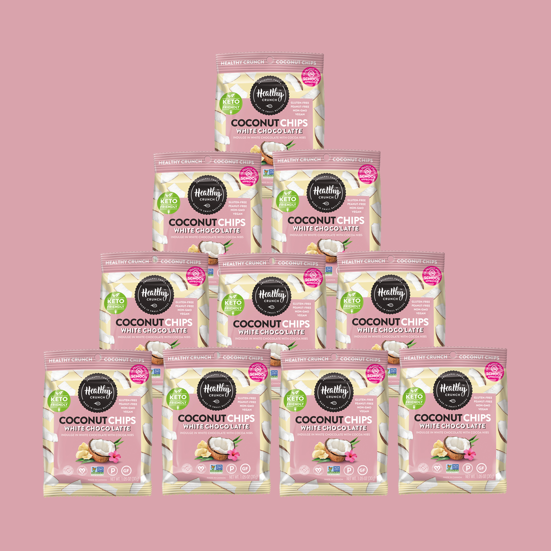 White Choco'Latte Coconut Chips: 6-Pack