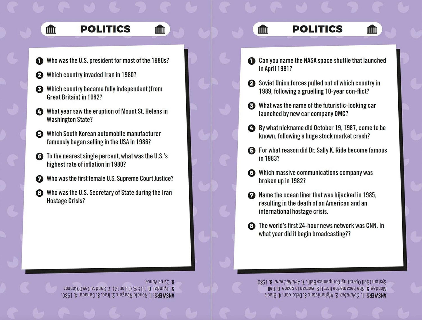 Best Of The 80s: The Trivia Game